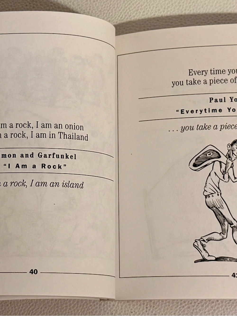 Scuse Me While I Kiss This Guy Misheard Lyrics 1995 Music Humor Vintage Book VG